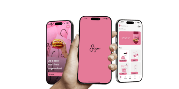 Sign restaurant product visual